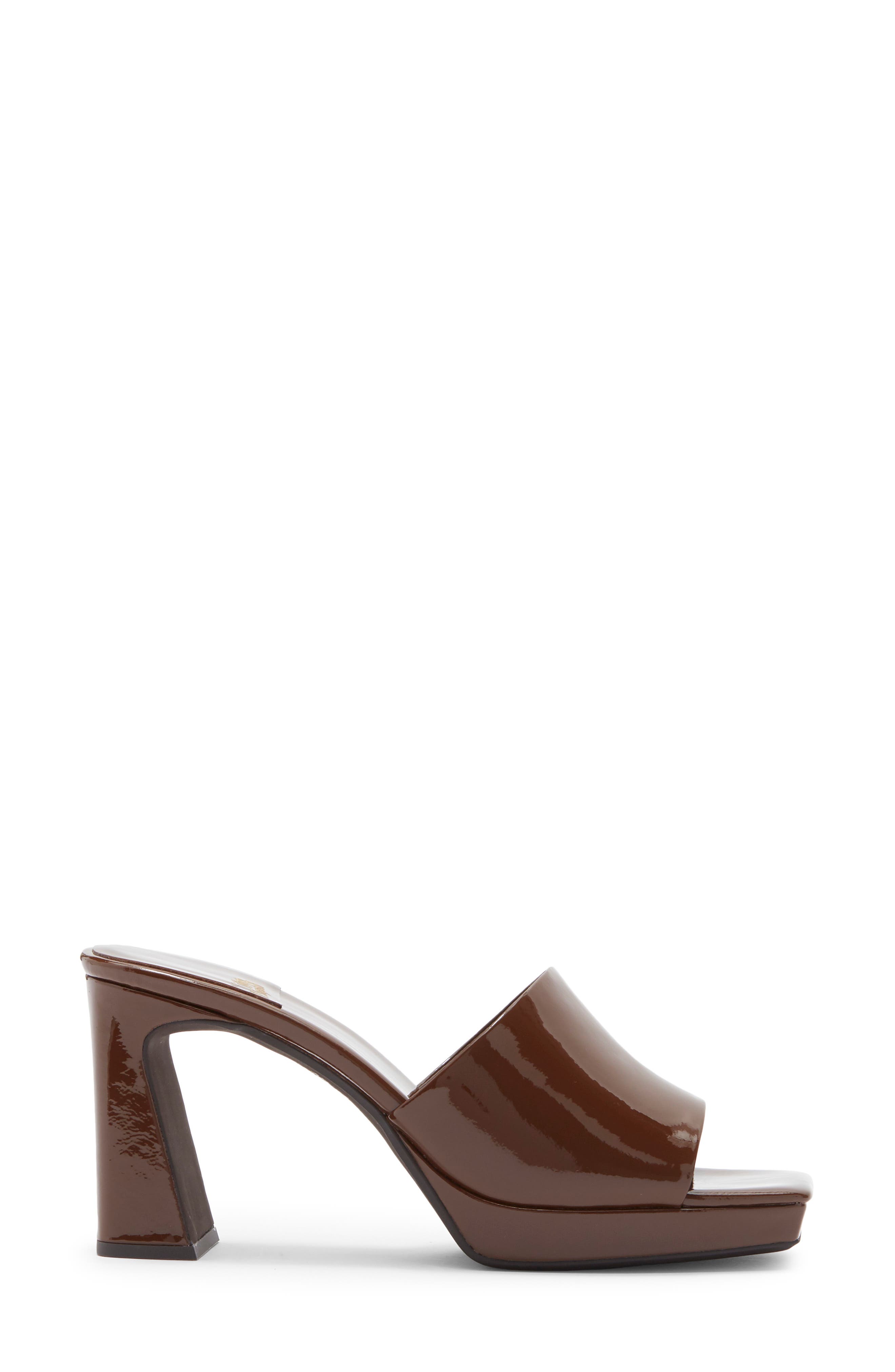 Dress Code Sandal, Alternate, color, DARK BROWN PATENT