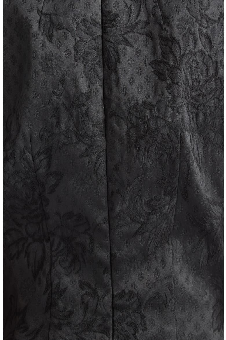 Haworth Floral Jacquard Minidress, Alternate, color, BLACK