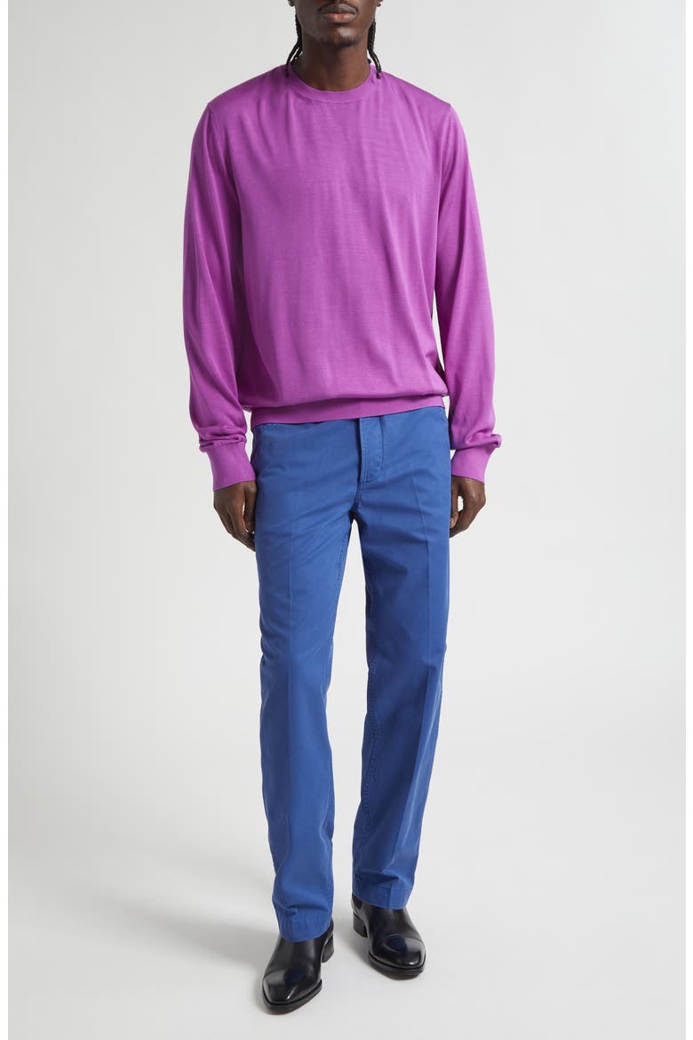 Sanded Light Twill Workwear Pants, Alternate, color, PRUSSIAN BLUE