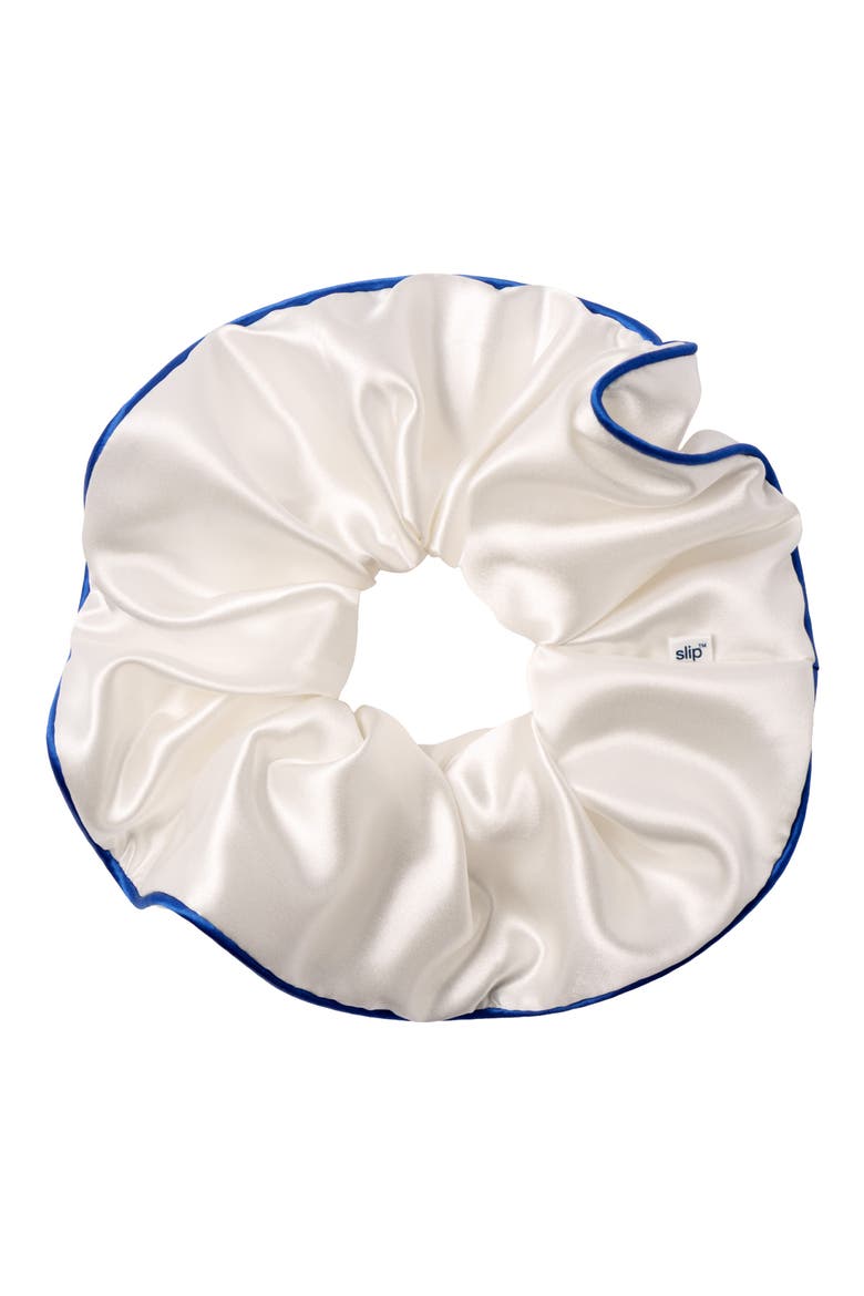 Pure Silk Jumbo Scrunchie - Courtside (Limited Edition), Alternate, color, MULTI
