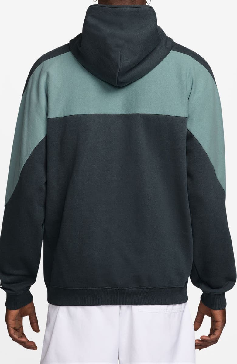 Nike Air Fleece Pullover Hoodie, Alternate, color, Seaweed/ Cannon/ White