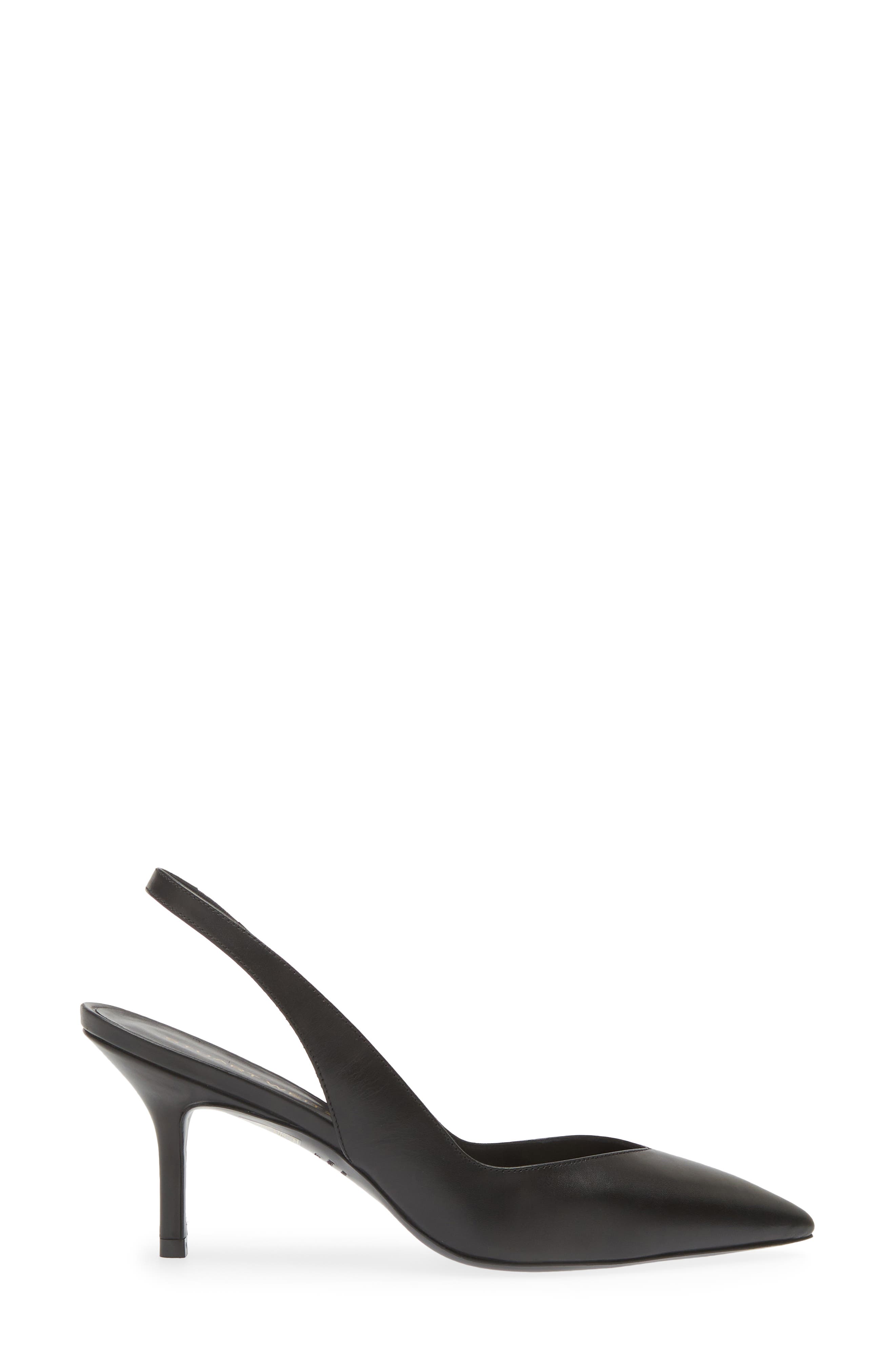 Stuart Weitzman Eva Pointed Toe Slingback Pump, Alternate, color, 