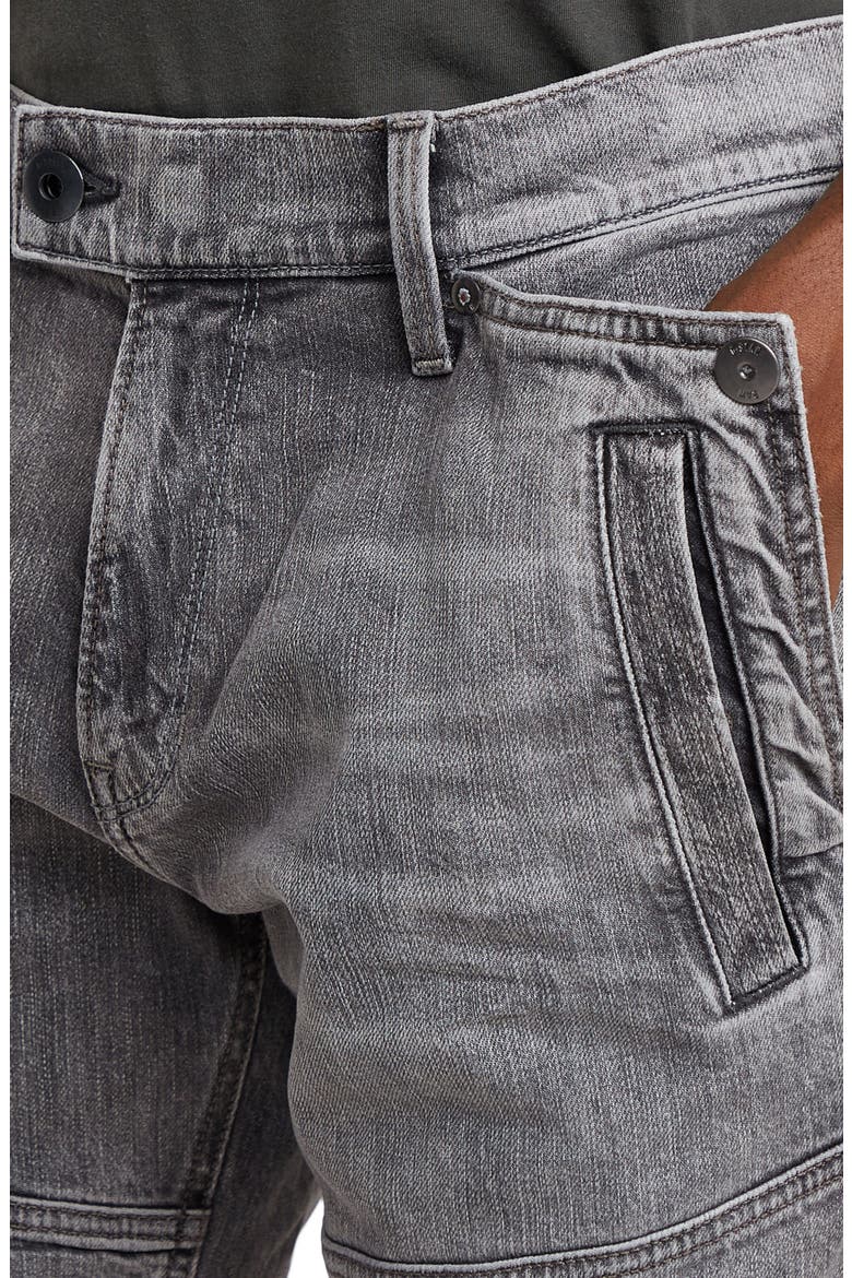 Diver 3D Slim Fit Jeans, Alternate, color, SUN FADED GUNMETAL