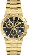Versace Greca Logo Chronograph Bracelet Watch, 40mm
