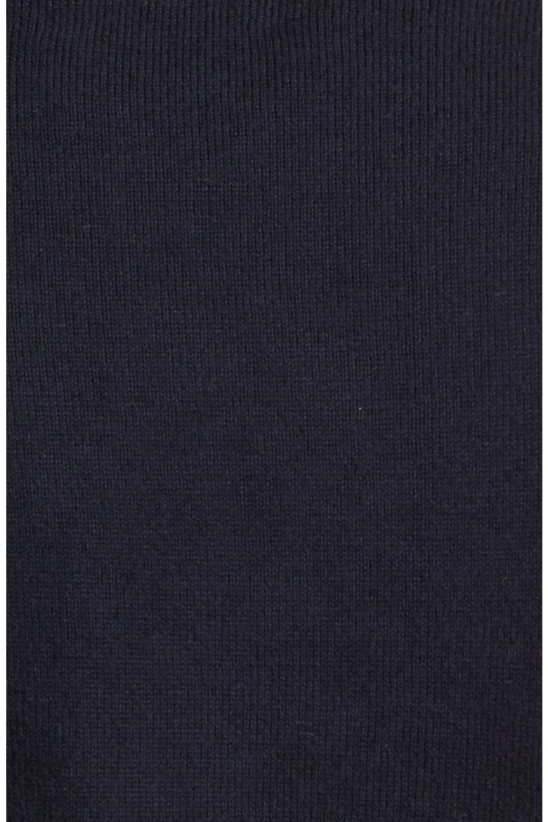 Trim Fit V-Neck Cotton & Cashmere Sweater, Alternate, color, JET BLACK