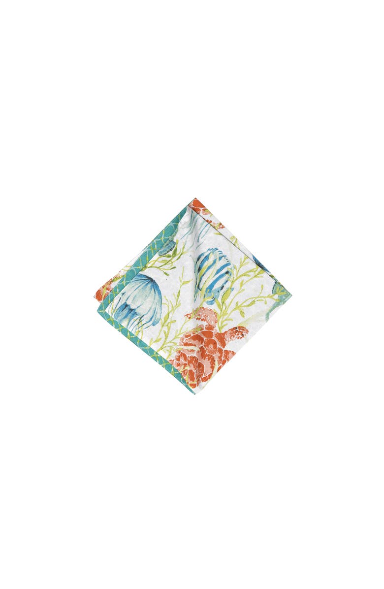 C&F Home Paradise Sound Napkin Set of 6, Alternate, color, Blue