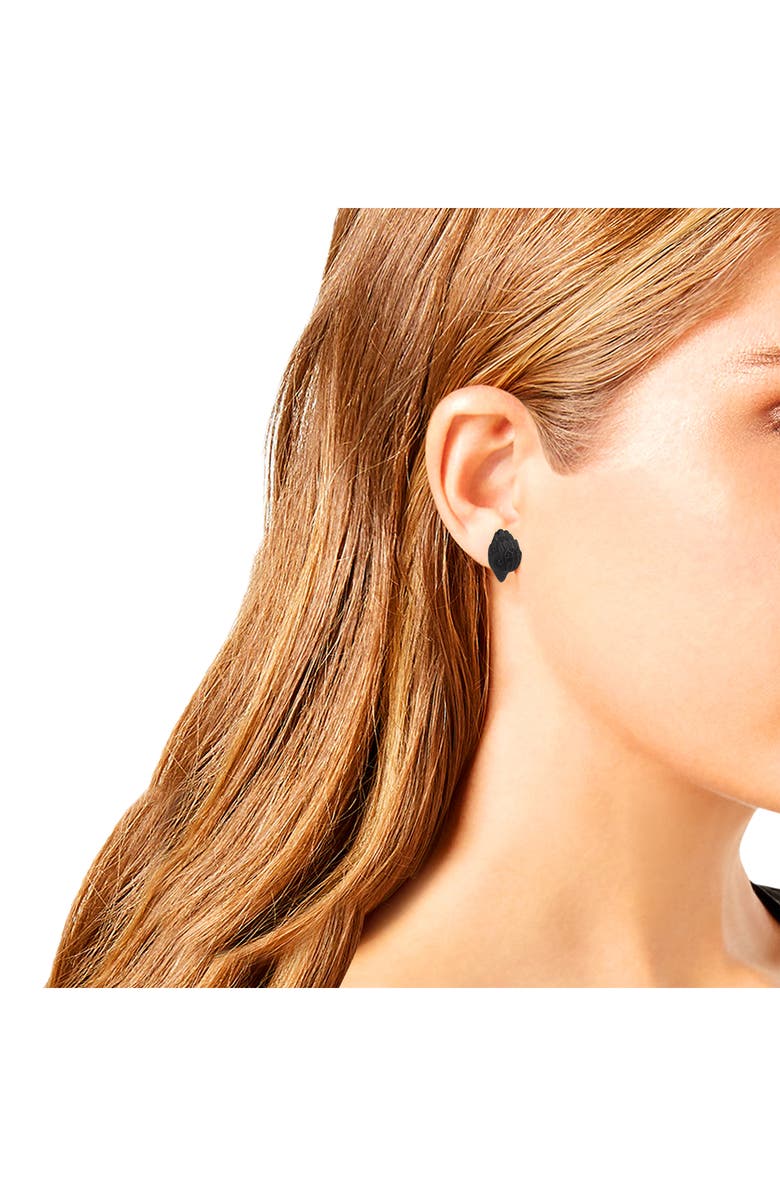 Kurt Geiger London Eagle Stud Earrings, Alternate, color, Jet