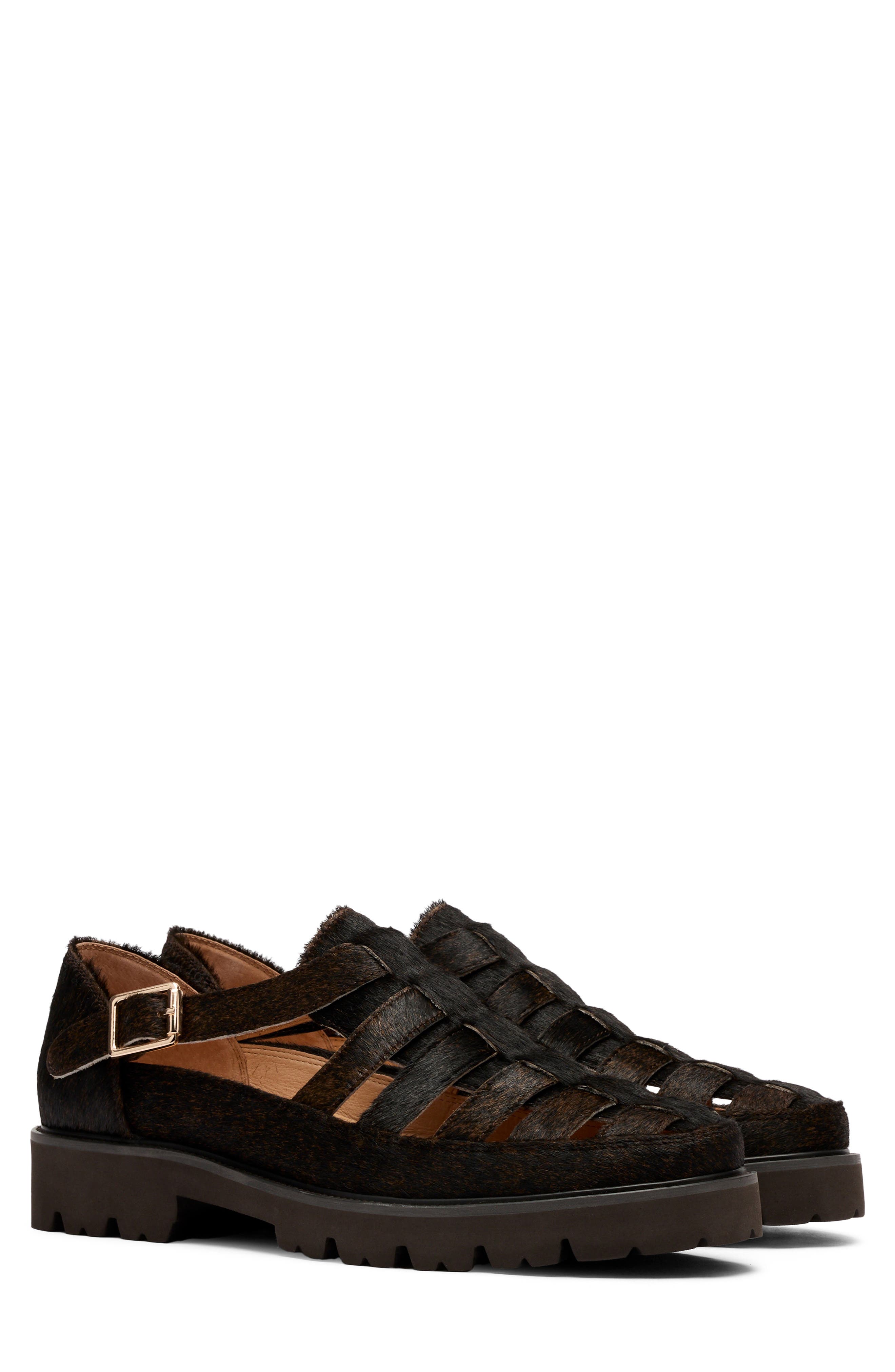 MARC NOLAN Magellan Fisherman Sandal, Main, color, Brown Horse