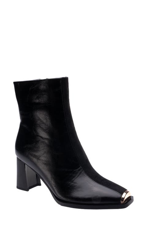 Tempo Tipped Block Heel Bootie (Women)