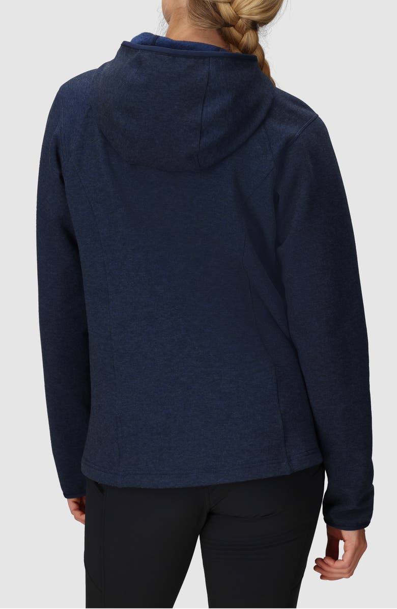 Outdoor Research Crescent Fleece Zip Hoodie, Alternate, color, Dark Navy