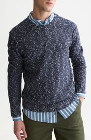 Scotch & Soda Melange Bouclé Crewneck Sweater
