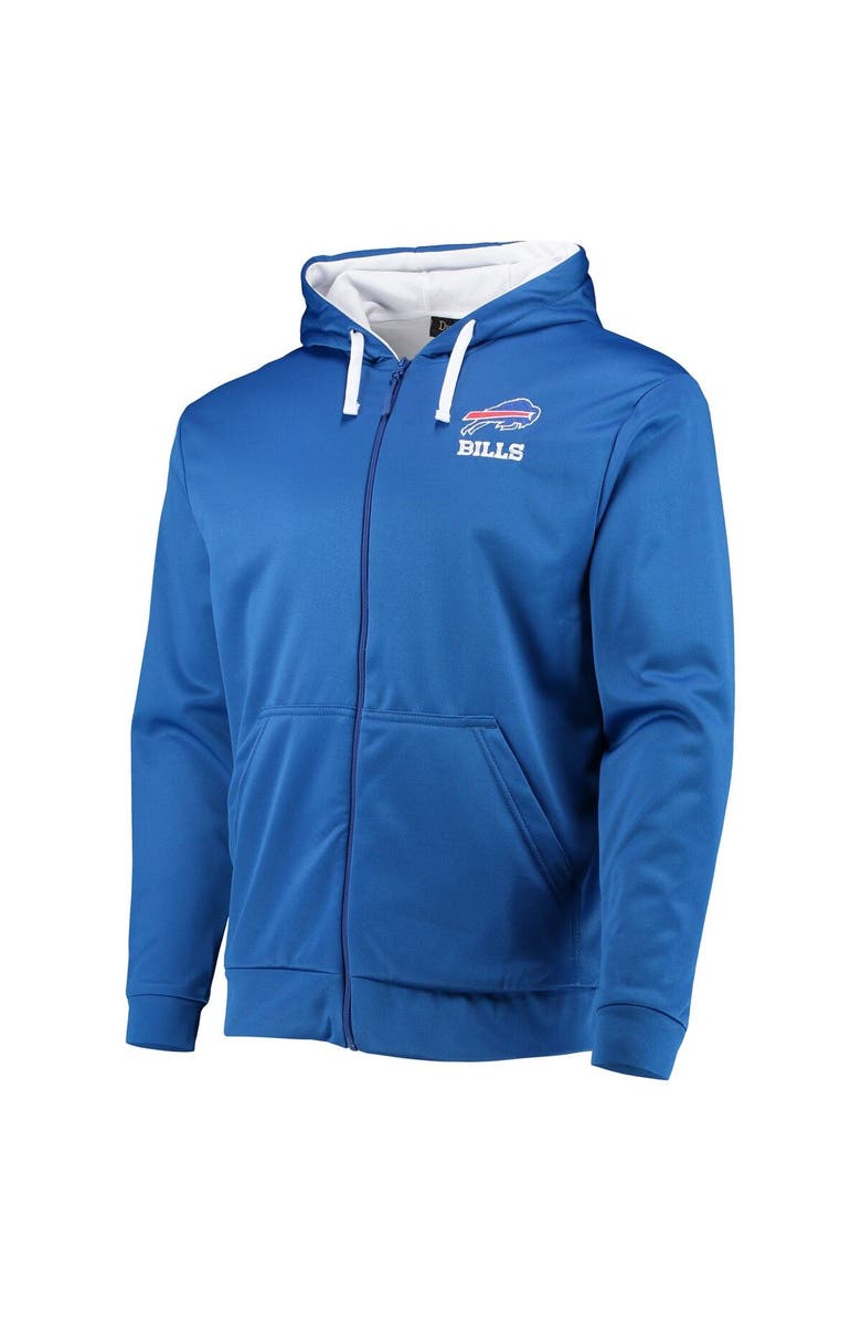 DUNBROOKE Men's Dunbrooke Royal/White Buffalo Bills Apprentice Full-Zip Hoodie, Alternate, color, 