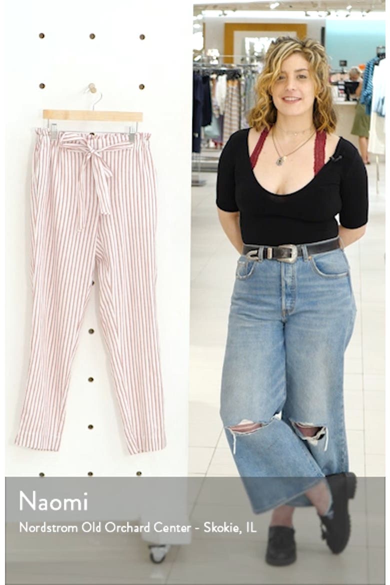 Giavanna Stripe Beach Pants video