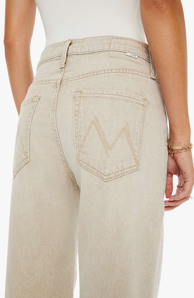 MOTHER The Dodger Sneak Relaxed Straight Leg Jeans, Alternate, color, Caramel