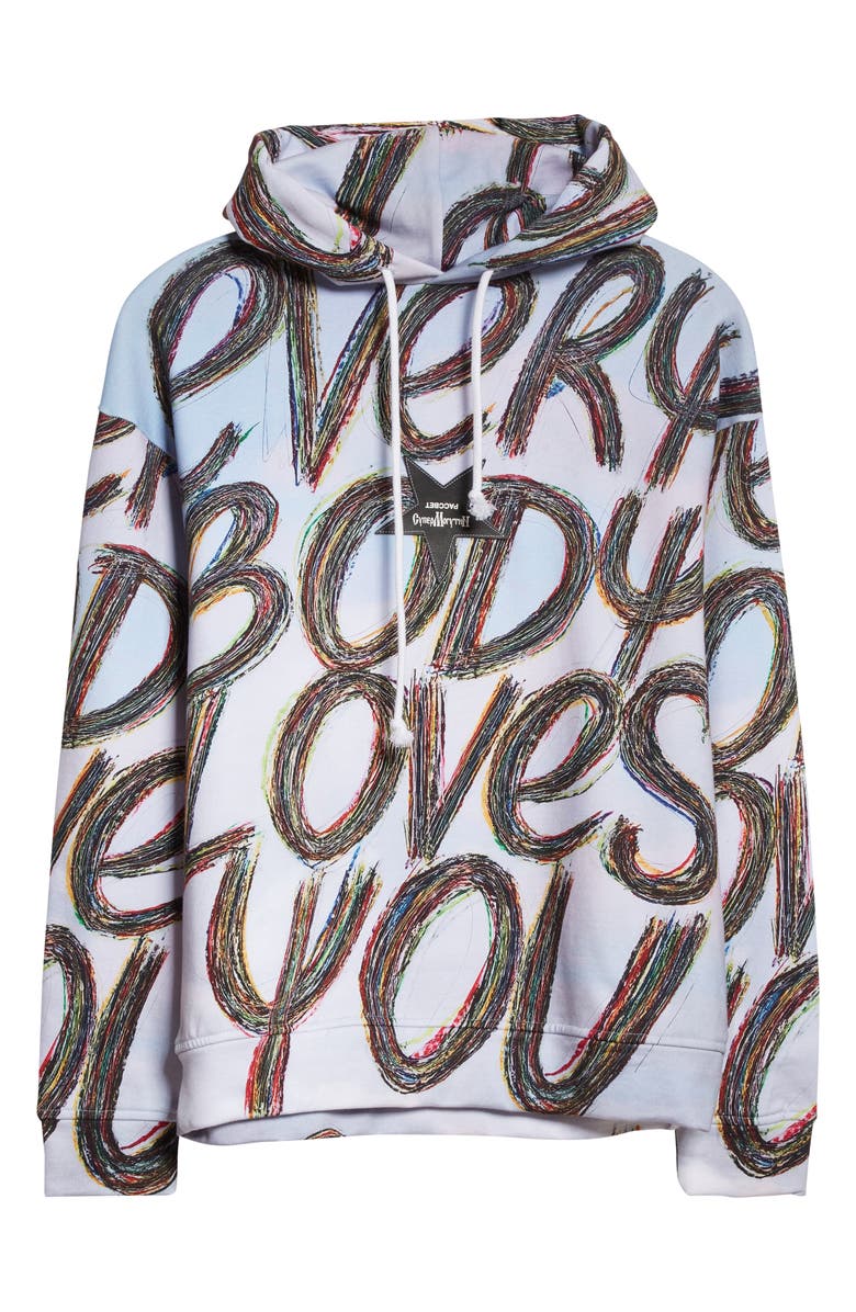 Rassvet x Slava Mogutin Unisex Graphic Cotton Hoodie, Alternate, color, Multicolor