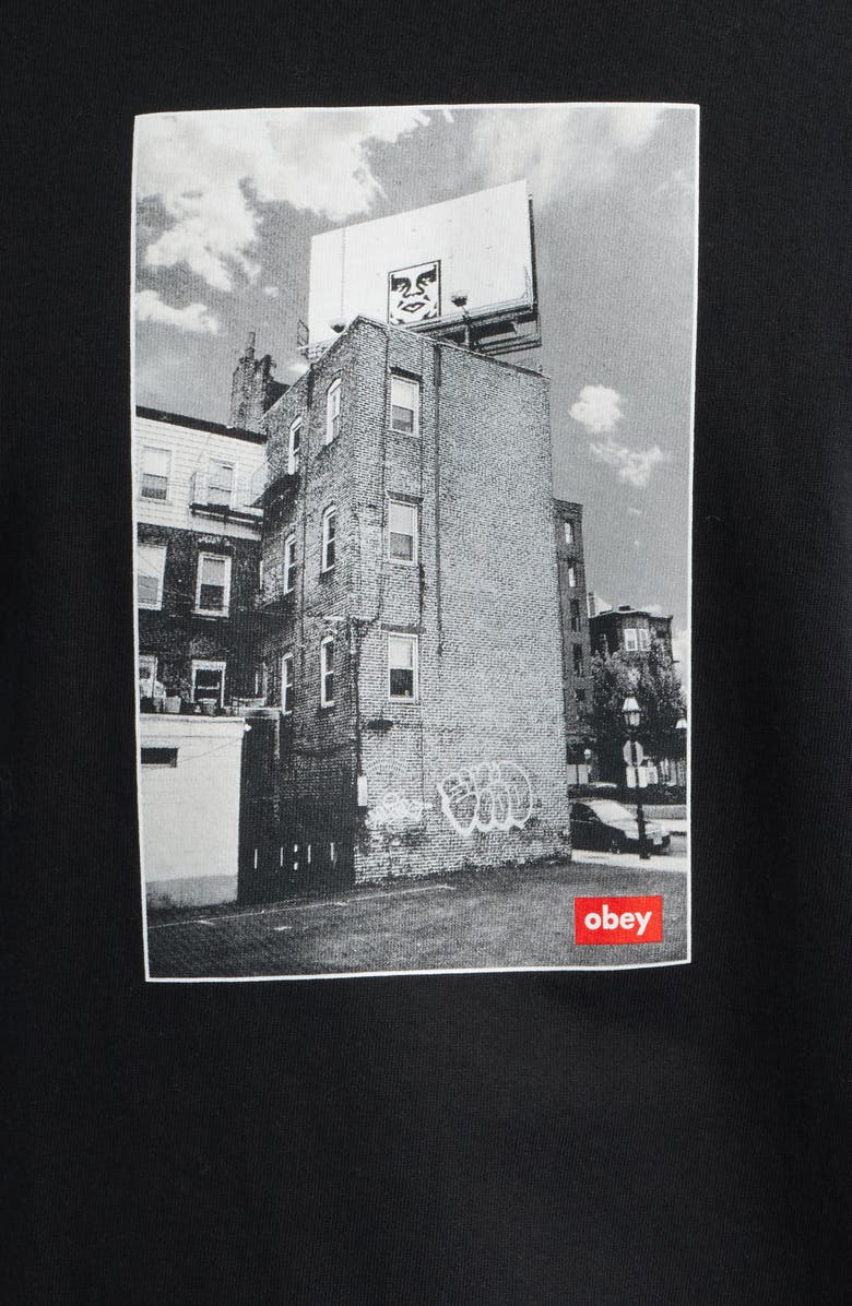 Obey Boston Billboard Cotton Graphic T-Shirt, Alternate, color,