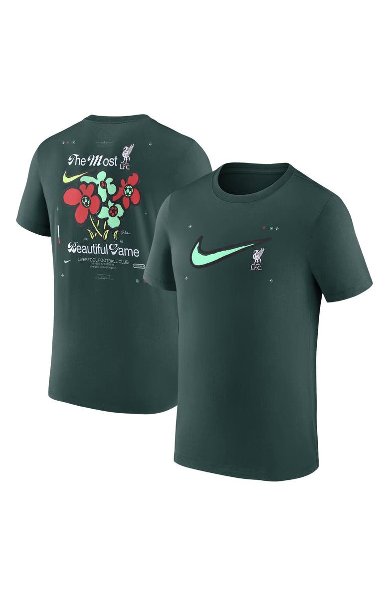 Nike Men's Nike Green Liverpool Original MAX90 T-Shirt, Alternate, color,