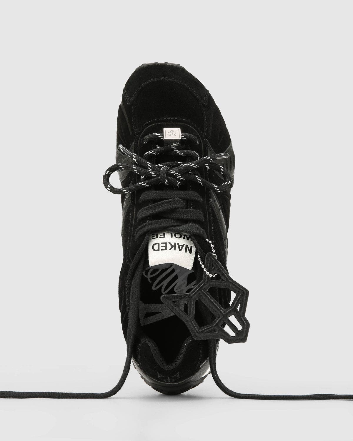 Naked Wolfe Lapse Black Suede, Alternate, color, Black