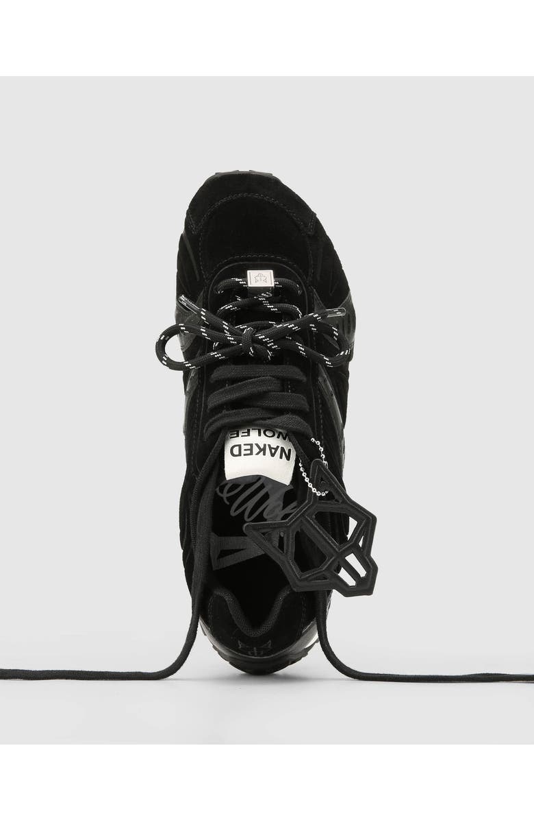 Naked Wolfe Lapse Black Suede, Alternate, color, Black