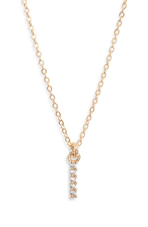 Gemma Initial Necklace