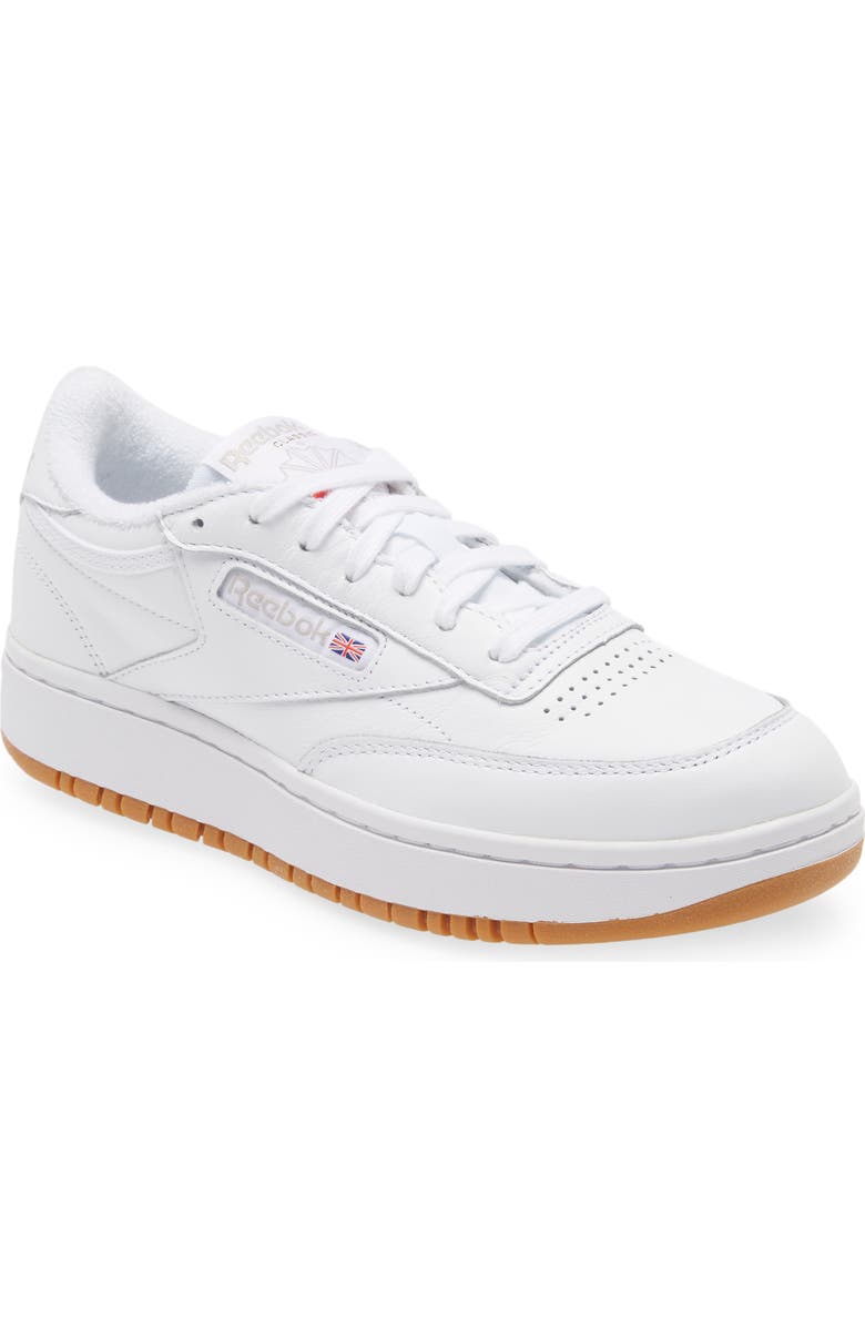 Reebok Club C Double Platform Sneaker, Main, color,