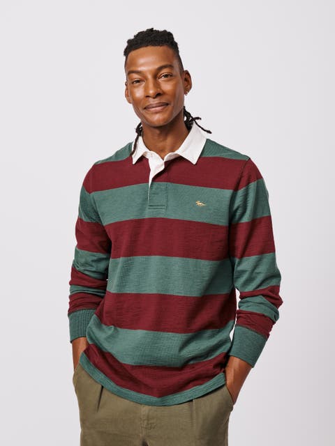 Irnham Long Sleeve Collared Rugby Shirt