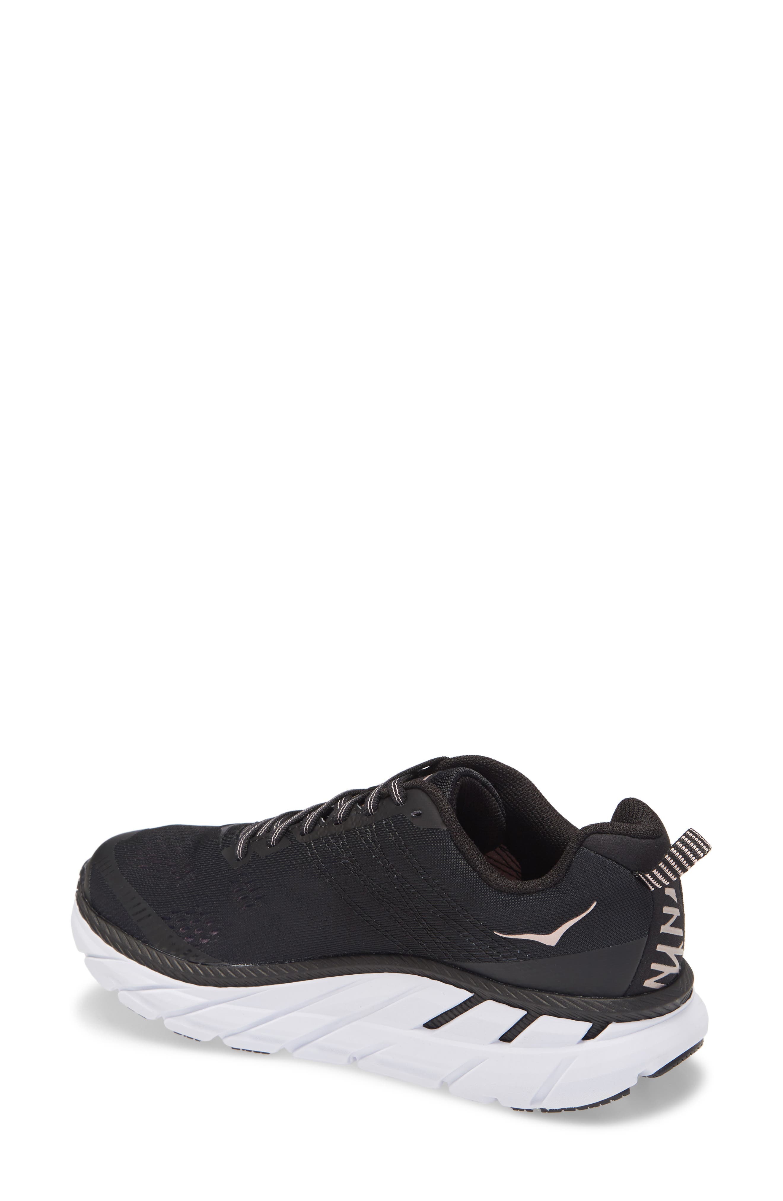Clifton 6 Running Shoe, Alternate, color, BLACK/ ROSE GOLD