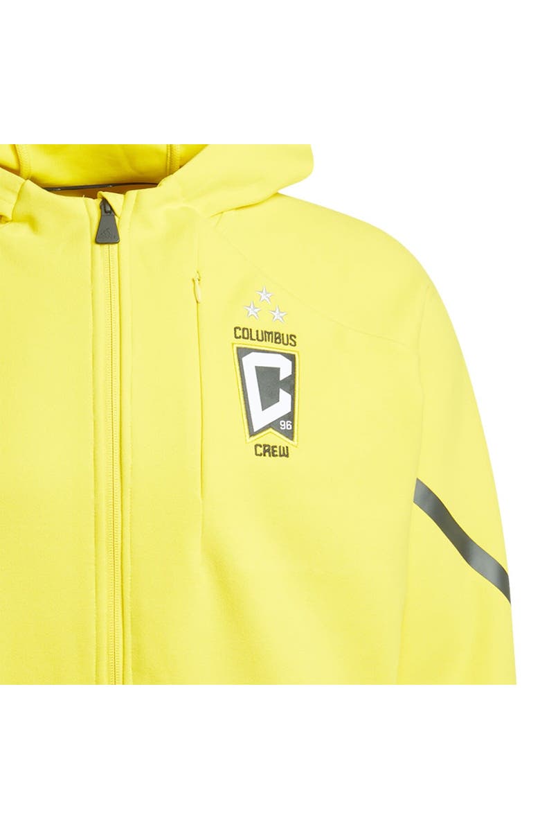 adidas Men's adidas Gold Columbus Crew 2024 Anthem Travel Raglan Sleeve Full-Zip Jacket, Alternate, color, 