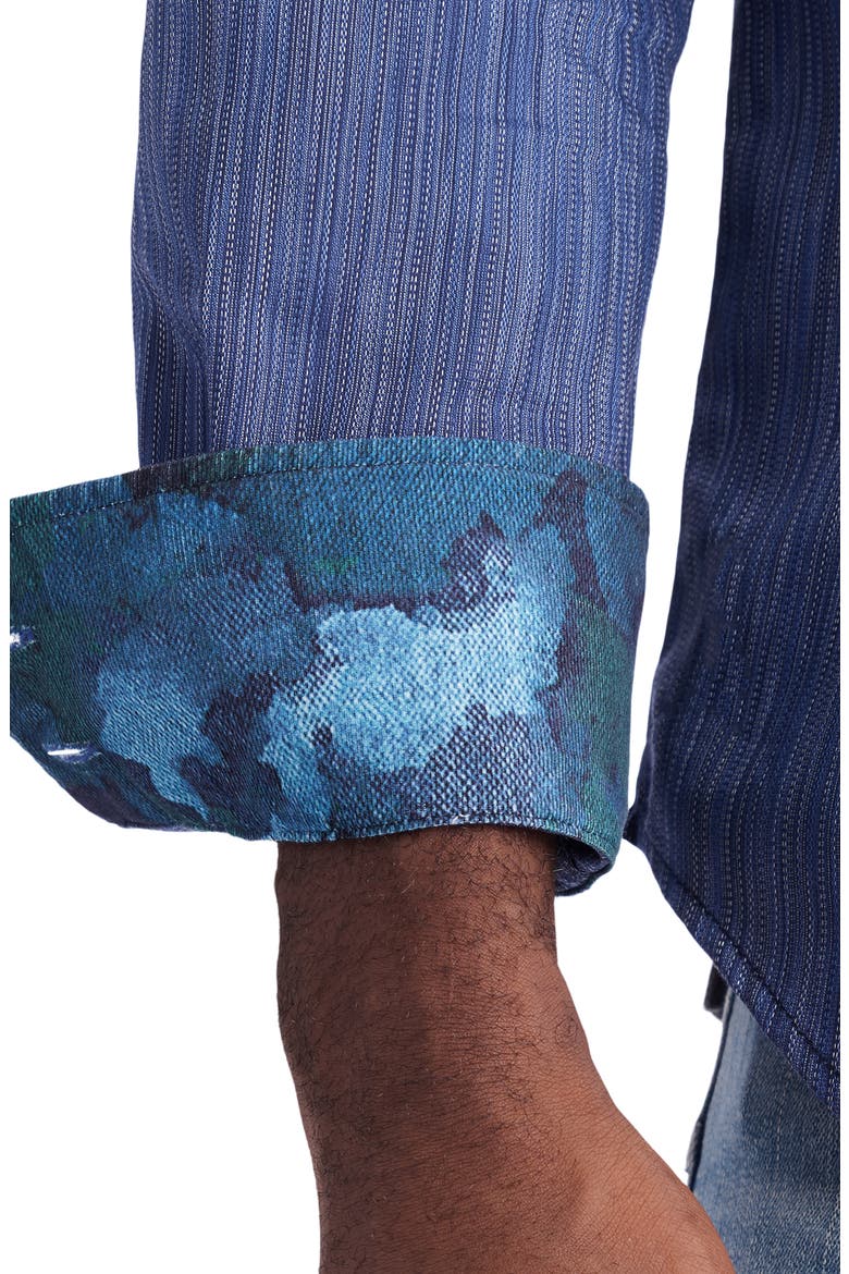Mateo Long Sleeve Button-Up Shirt, Alternate, color, MULTI
