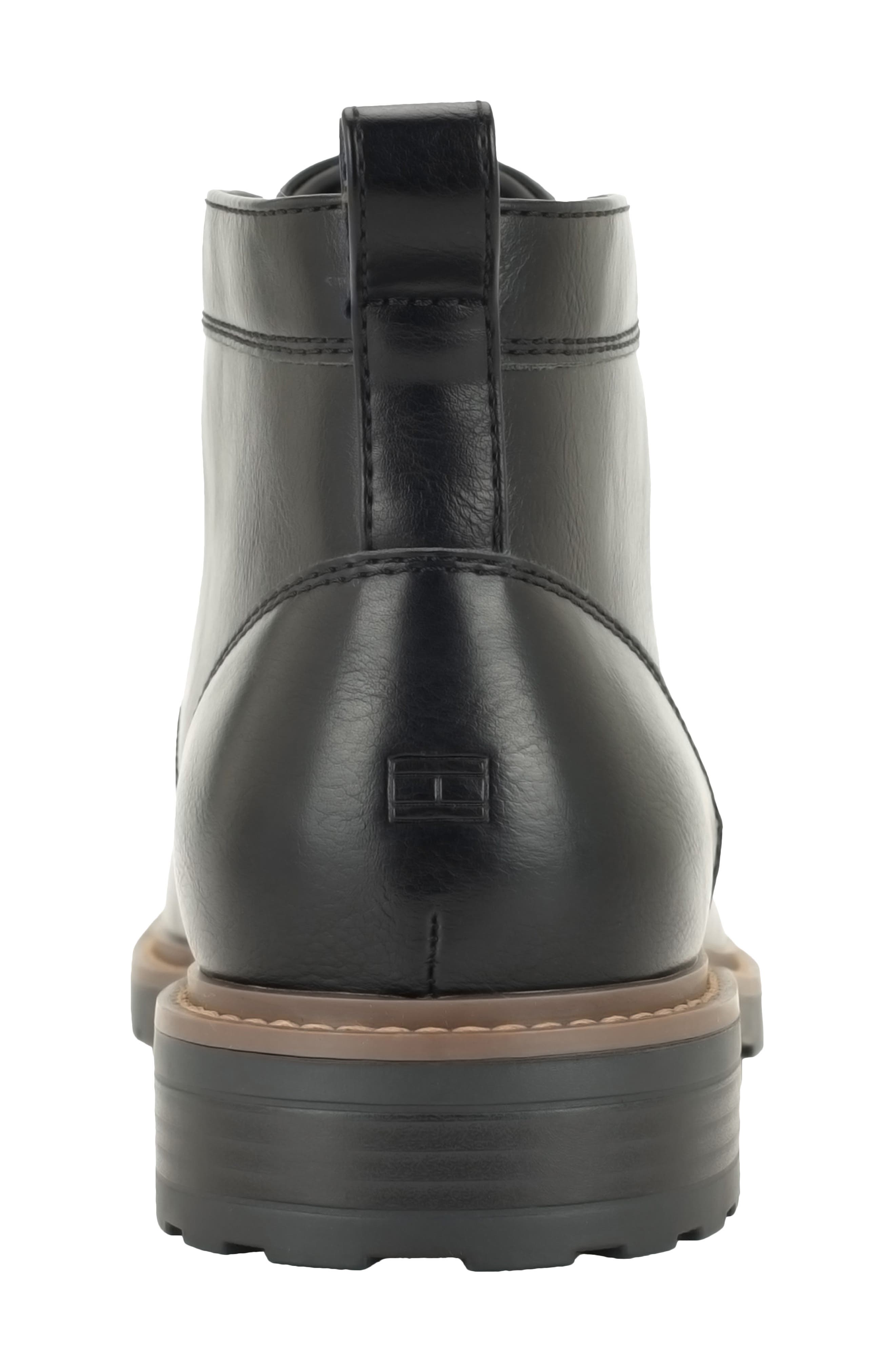 Reesh Faux Leather Chukka Boot, Alternate, color, BLACK