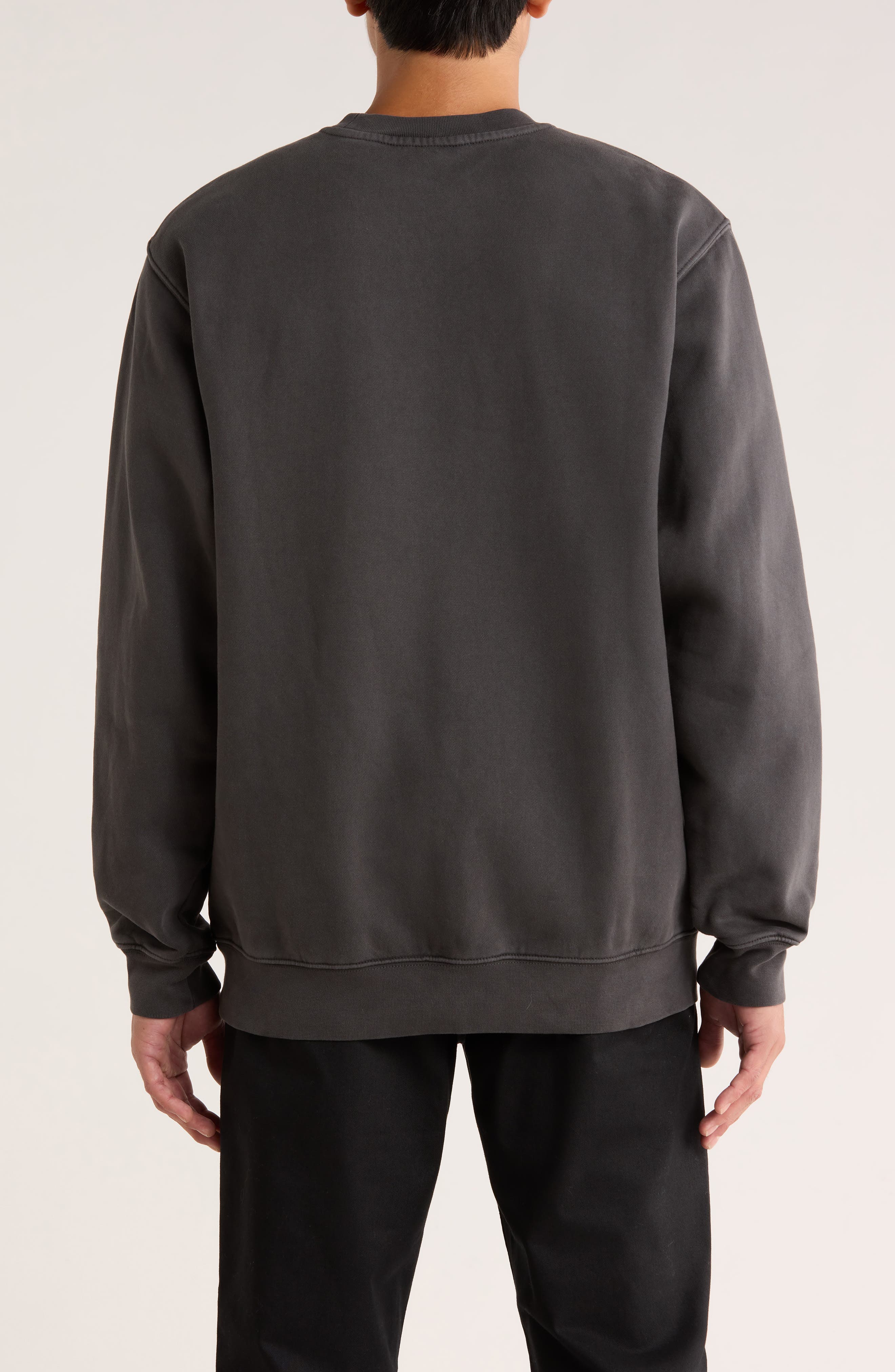 Star Checker Fleece Crewneck Sweatshirt - image 2