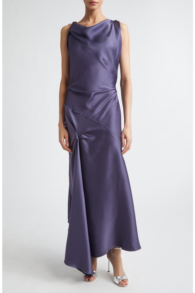Posy Midi Dress, Alternate, color, ECLIPSE