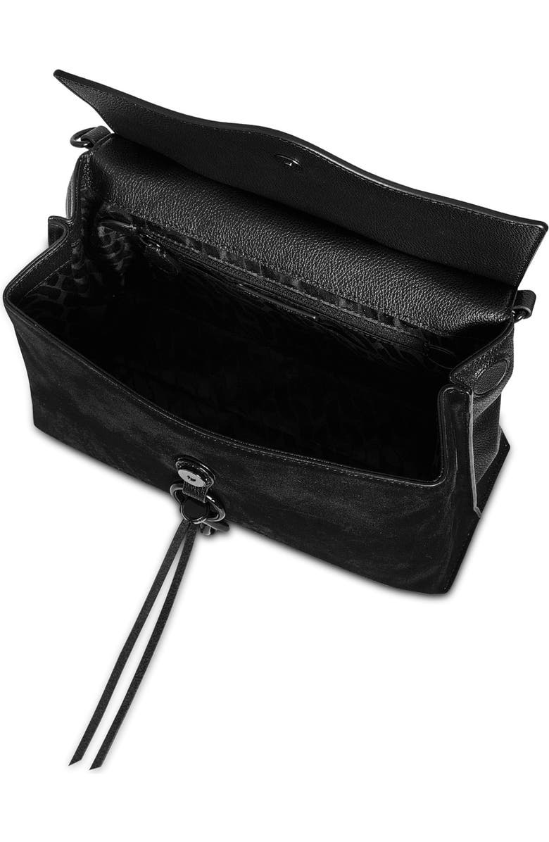 Rebecca Minkoff Keith Small Satchel Bag, Alternate, color, Black