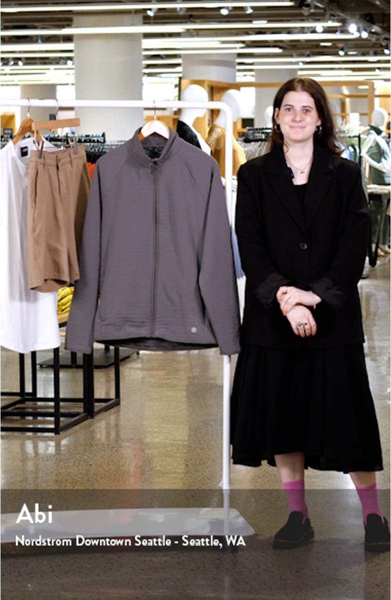 Bonded Grid Fleece Zip Jacket, sales video thumbnail