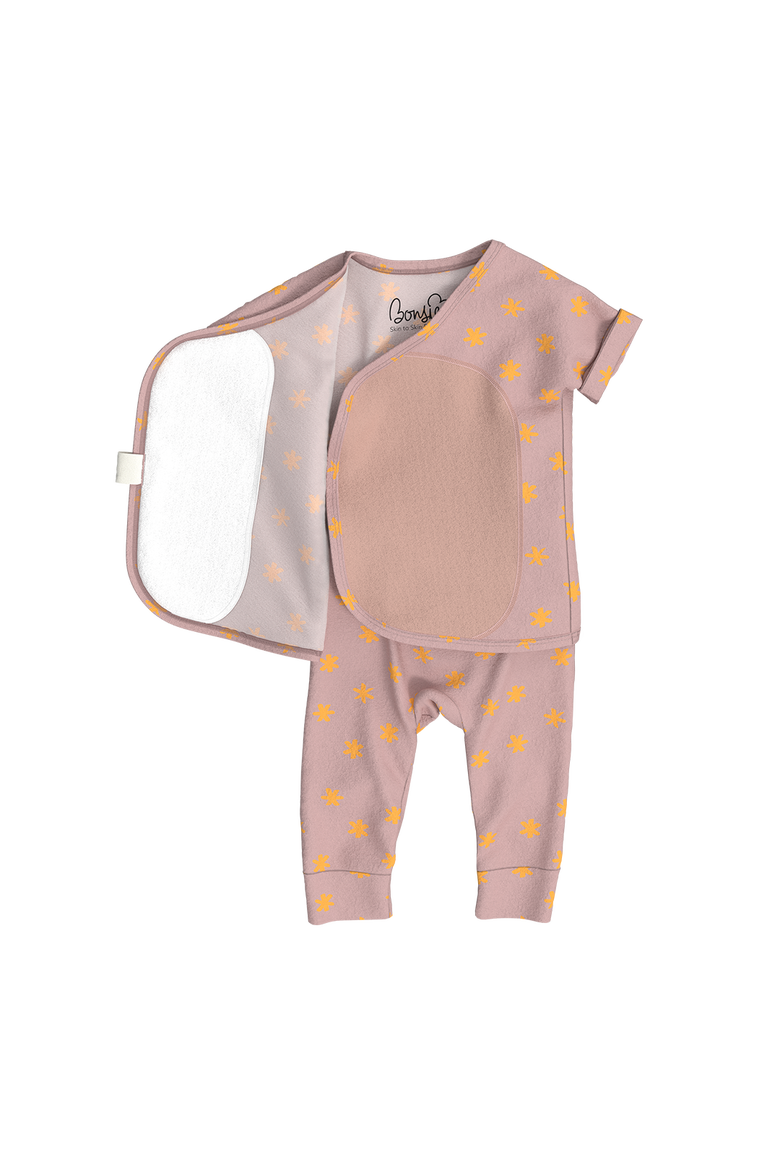 Footless Short Sleeve - Galaxy Gleam, Alternate, color, Galaxy Gleam, Pink