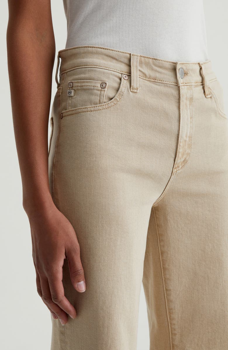 AG Saige Ankle Wide Leg Jeans, Alternate, color, Sulfur Pumice