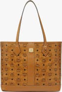 MCM New Medium Liz Shopper in Visetos
