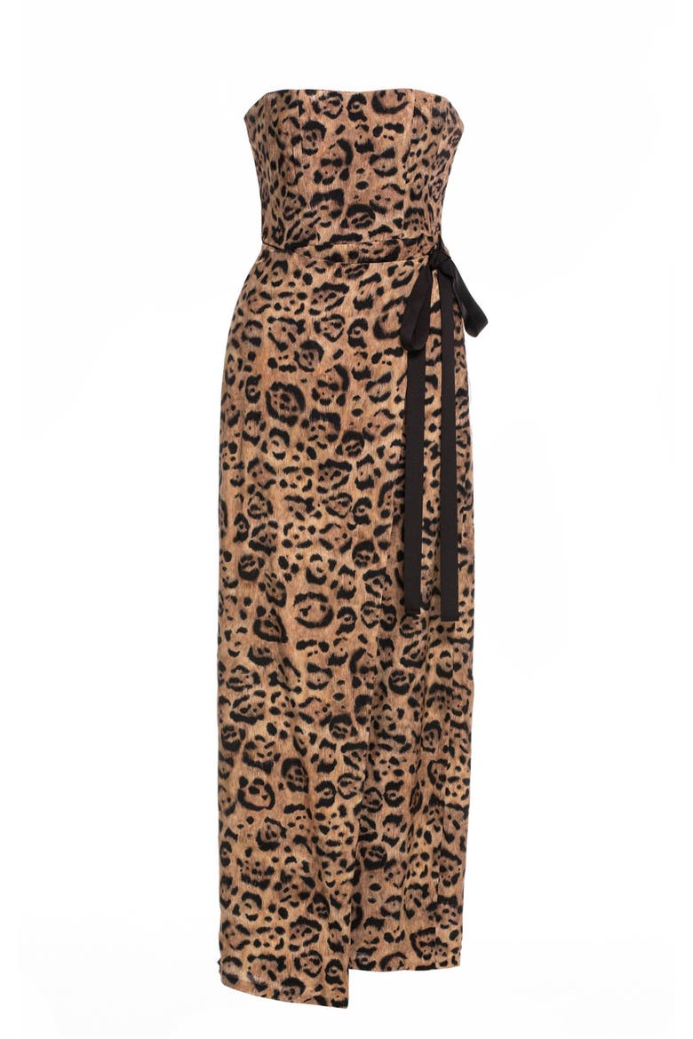 Cinefila Jaguar Maxi Dress, Main, color, Multi