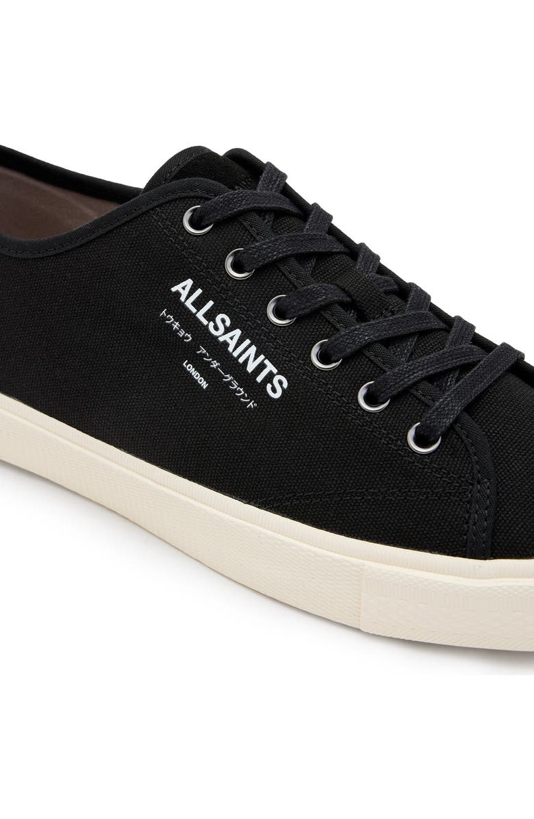 AllSaints Underground Low Top Sneaker, Alternate, color, Off White/ Black
