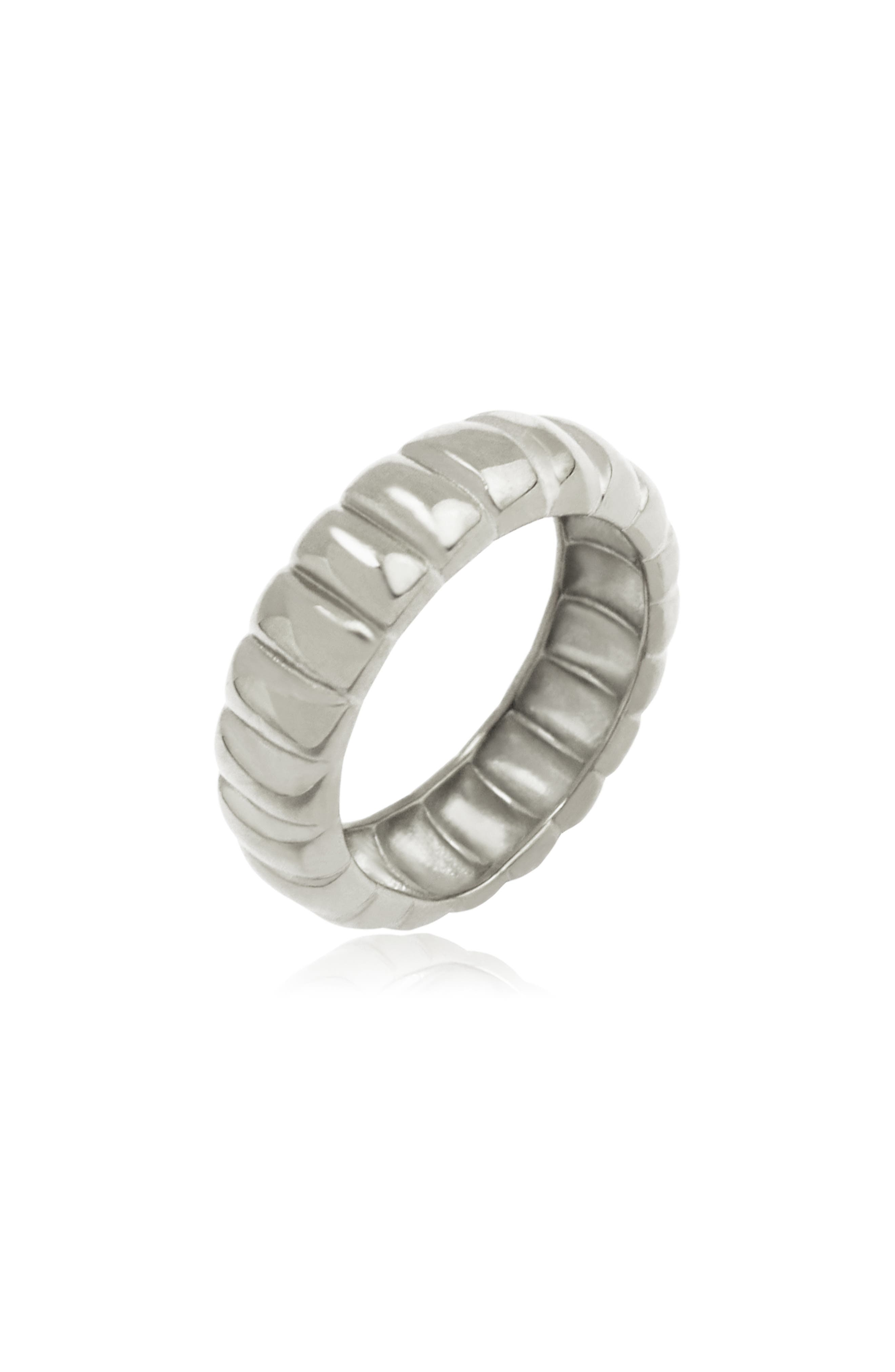 REBL Ribbed Band Ring