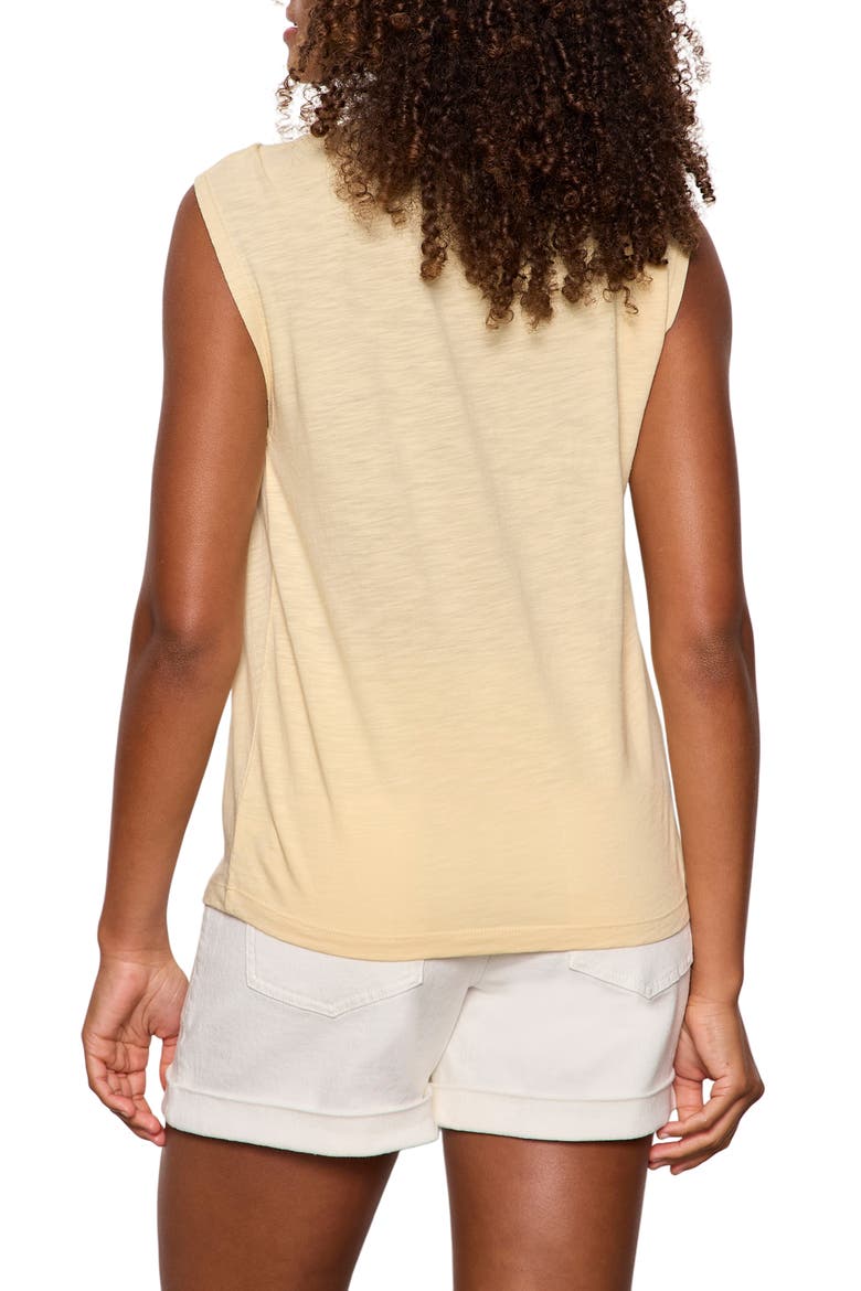 So Twisted Asymmetric Top, Alternate, color, BANANA YELLOW