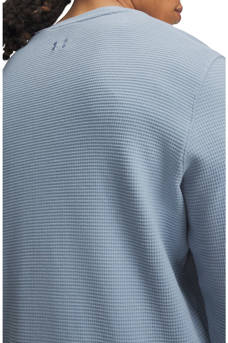 Expanse Waffle Crewneck Long Sleeve T-Shirt, Alternate, color, BLUE WIND