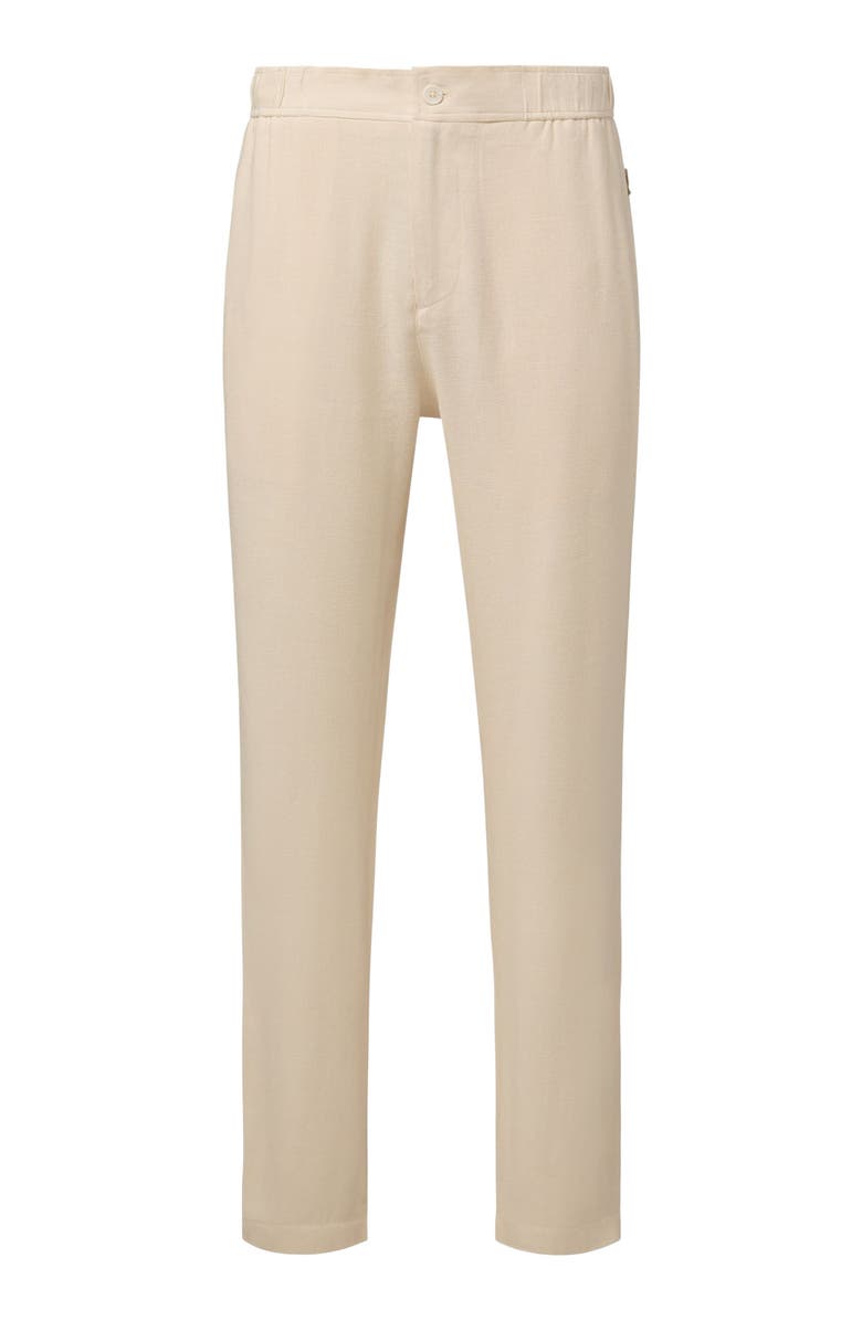 Onia Button Front Elastic Linen Pant, Alternate, color,