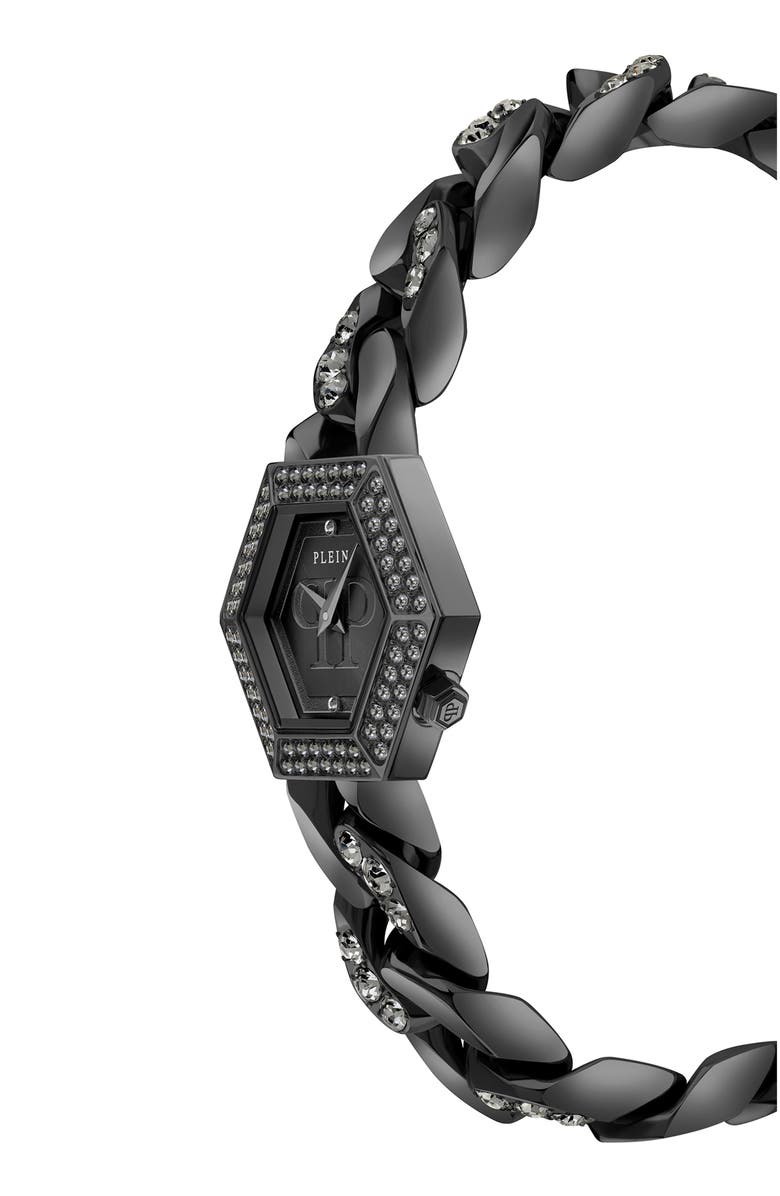 PHILIPP PLEIN The Hexagon Bracelet Watch, 28mm, Alternate, color, Ip Black