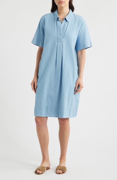 Organic Cotton Denim Dress