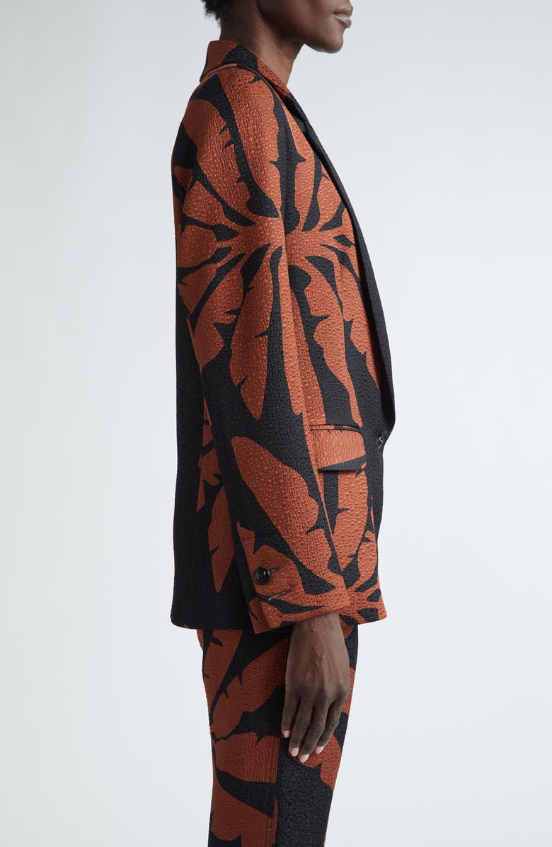 Johanna Ortiz Force of Nature Silk Jacquard Blazer, Alternate, color, 