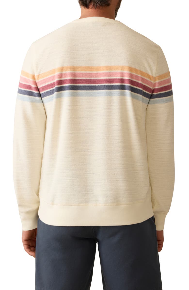 Faherty Cabana French Terry Crewneck Sweatshirt, Alternate, color, 