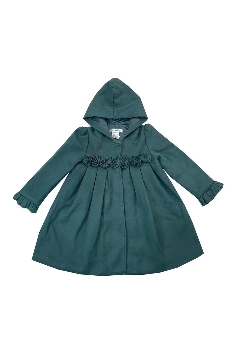 Kids' Classic Holiday Coat, Main, color, GREEN