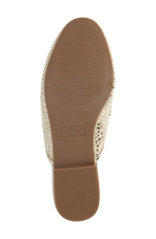 Mia Desz Mule In Gold