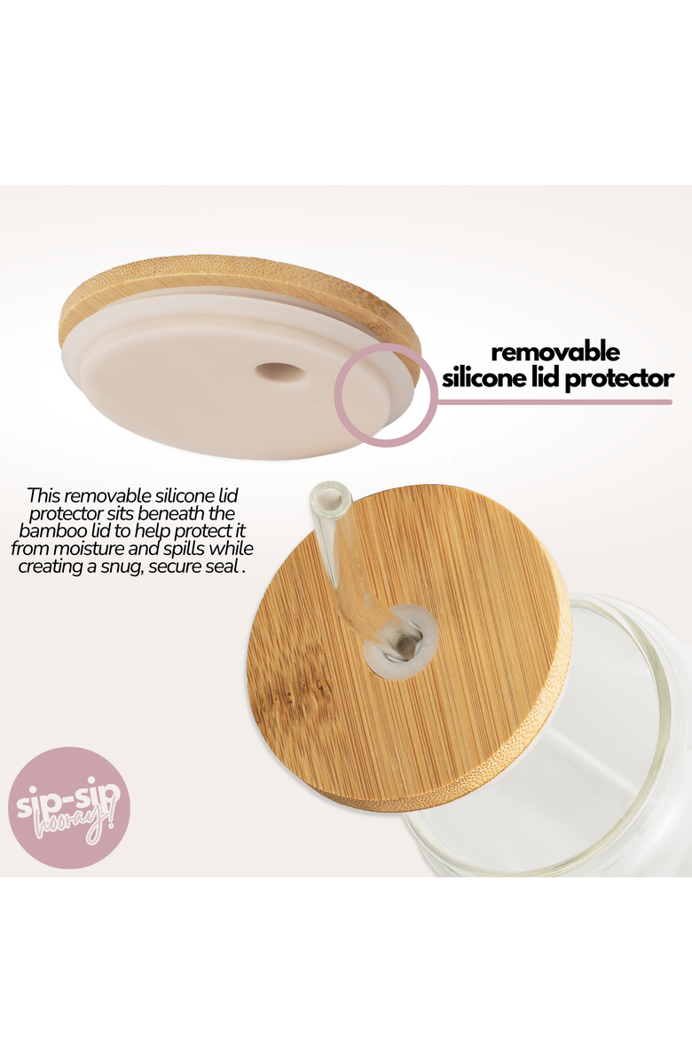 Sip Sip Hooray Soft Neutrals Glass Mug Set, Alternate, color, Soft Neutrals